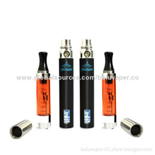 Upgraded Low-resistance eGo E Cigarette Starter Kit, Available in Colorful Clearomizers